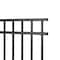 Nuvo Iron Legacy Collection 72in. Wide x 60in. High, Iron Fence Panel w/Coral Profile. Incld 6 Fence Brackets CPRTB7260 - alternate 4